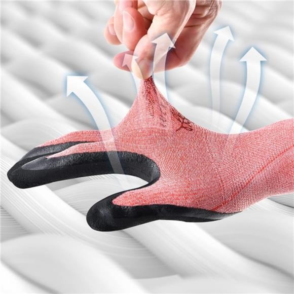 6 Pairs Gardening Gloves for Work with Super Grip, Multi-purpose - Picture 5 of 7